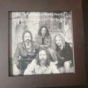 THE CHRIS ROBINSON BROTHERHOOD (BLACK CROWS) AUTOGRAPHED C.D. COVER!!!